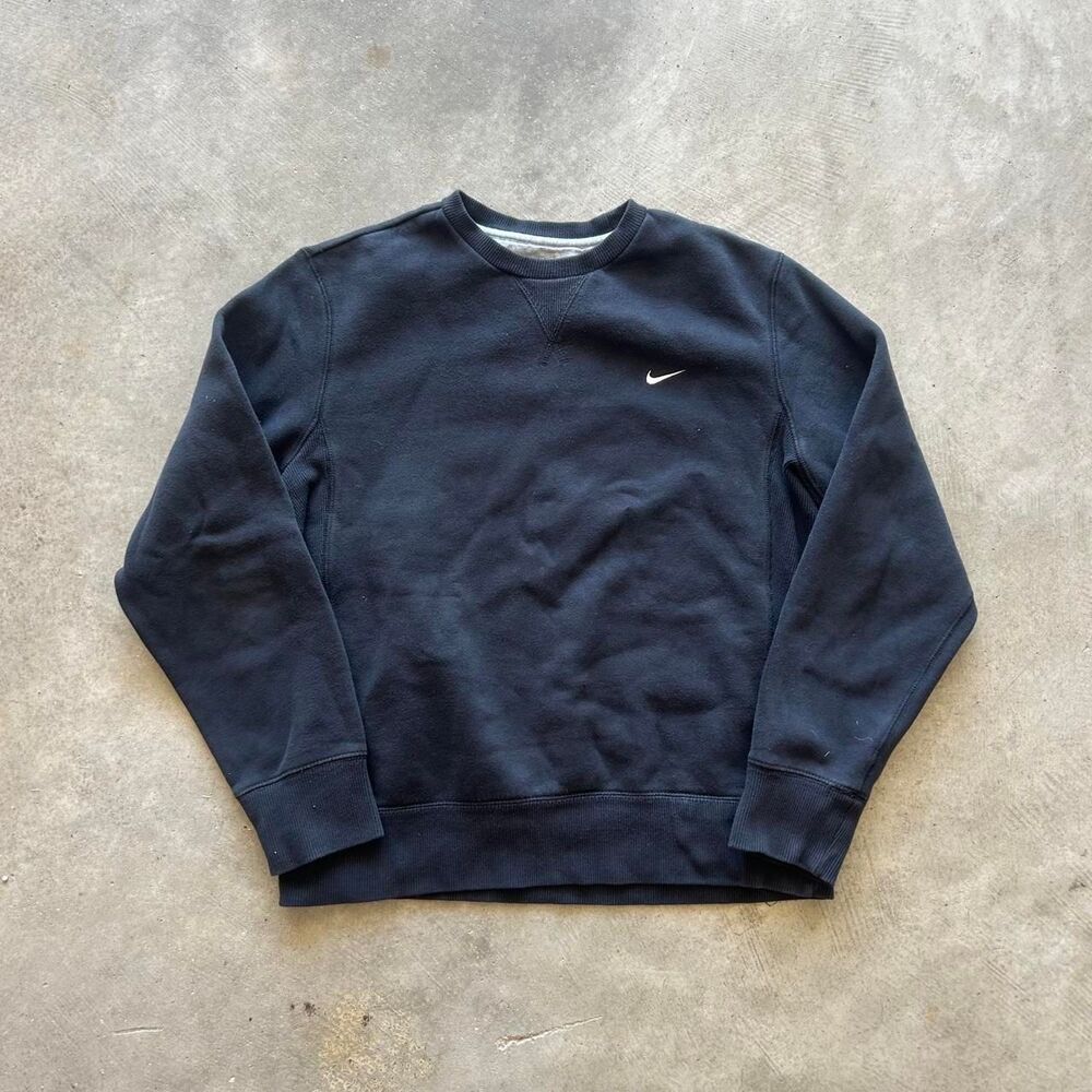 Nike Men's Navy and Black Sweatshirt